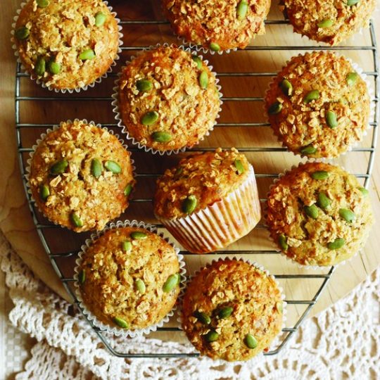3-Seed Maple Banana Muffins