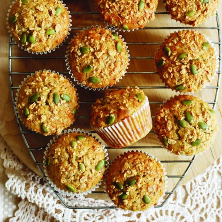 3-Seed Maple Banana Muffins